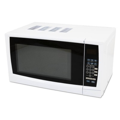 20L Compact Microwave Oven 700W | 10 Power Levels |  4 Auto Menus | White