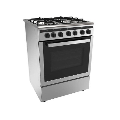 60cm Freestanding 4 Burner Gas Cooktop Stove + Convection Oven + Grill | MIDEA