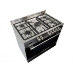 90cm Freestanding 5 Burner Gas Cooktop Stove + 109L Electric Oven + Grill MIDEA