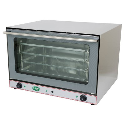Commercial Turbo Convection Oven + Steam Function - 4 Tray - Dual Fan - 6.4kW