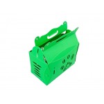 Pet Carrier Carry Cage - Green - 43x22.5x29cm