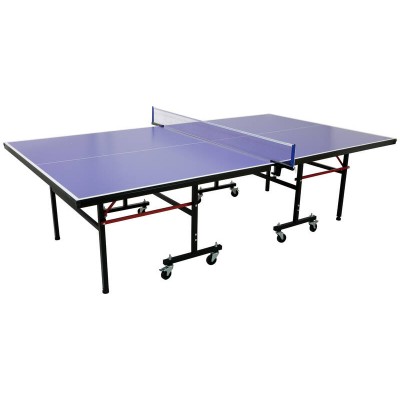 Table Tennis - Full Size 2 Section, Folding Table on Wheels - 2.74m x 1.52m