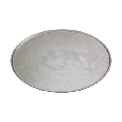 Solid Pizza Tray Round Pan Black Iron 40cm