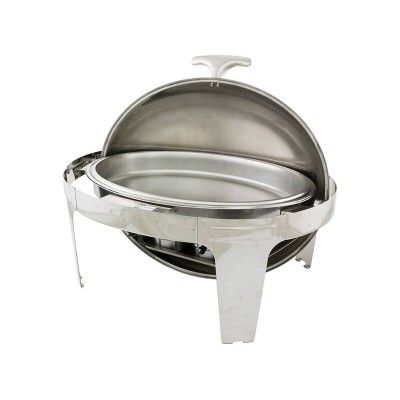 Oval Chafing Dish Food Warmer, Full Size | Commercial Stainless Steel Bain Marie