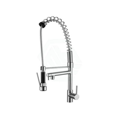 Kitchen Spring Pre-Rinse Spray Gun & Sink Mixer Tap - 360 Swivel Brass Chrome