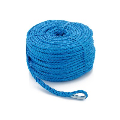 Anchor Rope 10mm x 100M Marine Boating BLUE