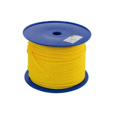 Rope Reel Polypropylene 6mm x 183m Yellow XCEL