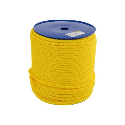 Rope Reel Polypropylene 10mm x 183m Yellow XCEL