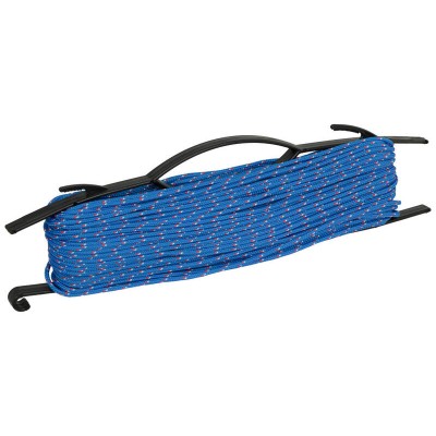 60m x 4mm All Purpose Braid Rope - 189kg Breaking Strain - BLUE *RRP $29.60
