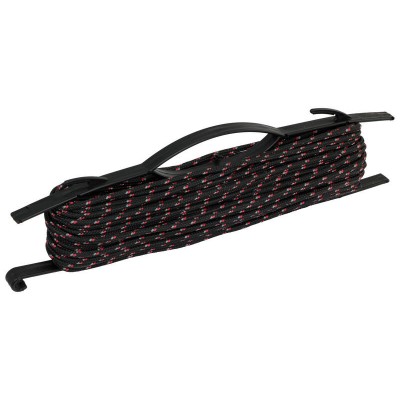 30m x 6mm All Purpose Braid Rope - 262kg Breaking Strain - BLACK *RRP $29.60