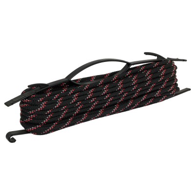 18m x 9mm All Purpose Braid Rope - 475kg Breaking Strain - BLACK *RRP $29.60