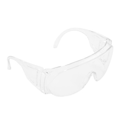 Wrap-Around Safety Specs - Clear Polycarbonate Glasses