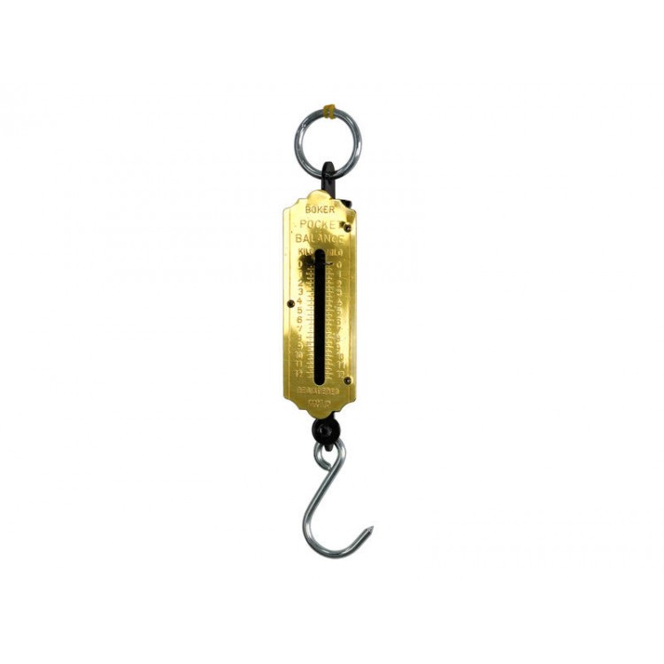 Pocket Balance Hanging Scale Brass Face 12.5kgs