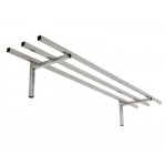 1.8m Rail Shelf Rack, Wall Mounted | Stainless Steel Commercial Shelves Shelving
