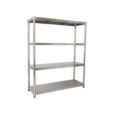 4 Tier Storage Rack Shelves 1.2m | 202 Stainless Steel | Shelving Racking Shelf