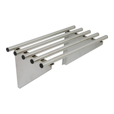 0.6m Stainless Steel Pipe Wall Shelf