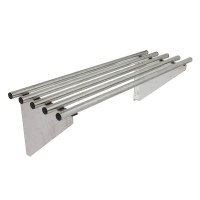 0.9m Stainless Steel Pipe Wall Shelf