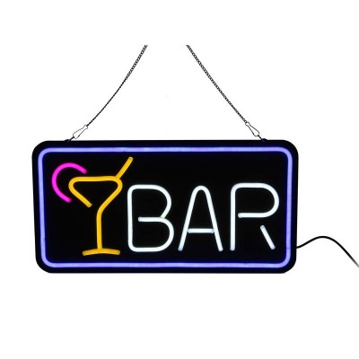 LED Neon BAR Graphic Sign - Shop Signs - 58x30cm *RRP $139.00
