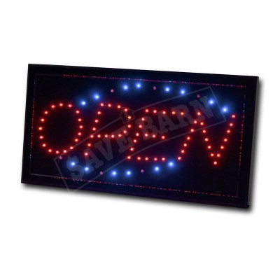 LED Sign OPEN Signs 48x25CM Capital Letters