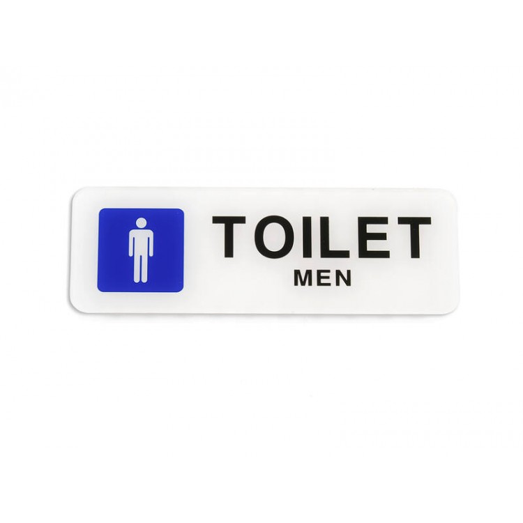 MENS / MALE Toilet Sign Plastic