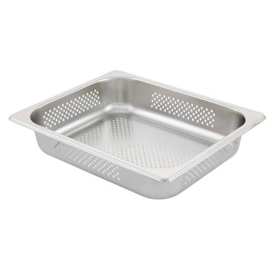 Perforated Steam Pan 1/2 65mm S/S Gastronorm Dish