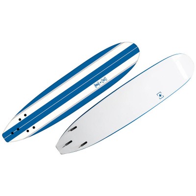 7ft Soft Surfboard 2.1m - BIG SUR - Blue White Stripe
