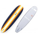 6'2 Soft Surfboard 1.88m - SUPER NOVA - Blue Orange Stripe
