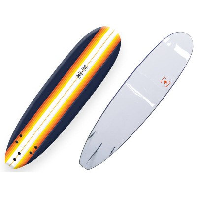 6'2 Soft Surfboard 1.88m - SUPER NOVA - Blue Orange Stripe