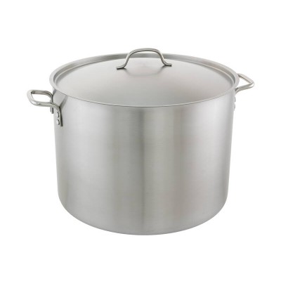 31L Stock Pot 40cm Stockpot + Lid | Commercial Kitchen S/Steel Pots *RRP $169.00