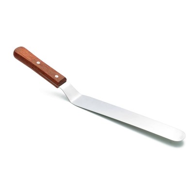 Stainless Steel Spatula with Wooden Handle - 25cm