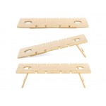 Large Folding Bamboo Picnic Table - 92cm L x 32cm W