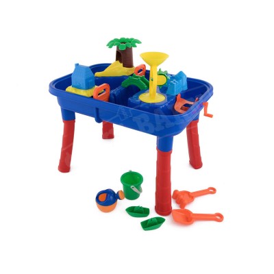 Kids Plastic Multiplay Summertime Sand & Water Play Table 65cm x 42cm