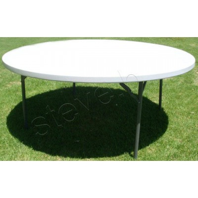 1.8m Diameter Round Table with Folding Legs | Indoor / Outdoor Banquet Tables