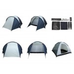 5 Person Dome Tent with Vestibule - 3.8m L x 2.6m W x 1.6m H