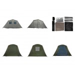 8 Person Tunnel Tent - 2 Room - 4.2mL x 2.4mW x 2.0mH