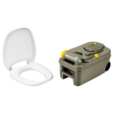 THETFORD Toilet Fresh Up Set - C200 Series Cassette & New Toilet Seat