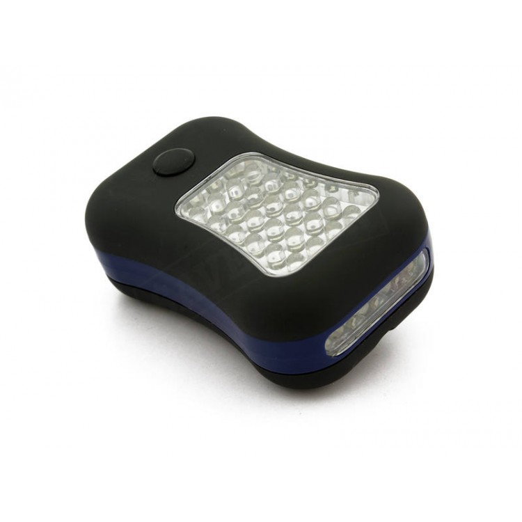 LED Torch Camping Light 2x Modes 28LED - Blue