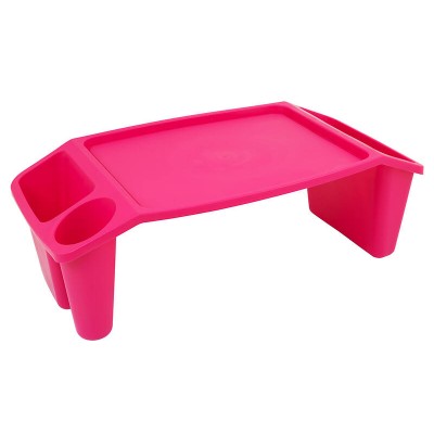 Kids Activity Table with Storage Pockets - Pink | Plastic Playroom Furniture