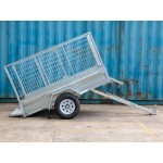 7 x 4 Roadchief Trailer with 900mm High Cage