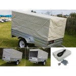 8ft x 4ft Trailer Cover - 900mm Cage | 600gsm PVC Heavy Duty ROADCHIEF Trailers