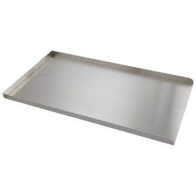16" Aluminium Sheet Baking Tray - 3 Sided Commercial Bakers Pan