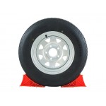 13" Galvanised Trailer Wheel + Tubeless Radial Tyre 165R13LT | Wheels & Tyres