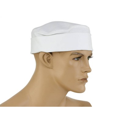 Chefs Cap Hat Chef's Head Cover Large Polycotton White