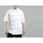 Chefs Double Breasted S/Sleeve White Jacket - XXXL