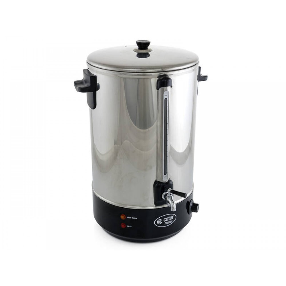 30L Commercial Catering Tea Urn Kitchen Hot Water Boiler Coffee Stainless  Steel