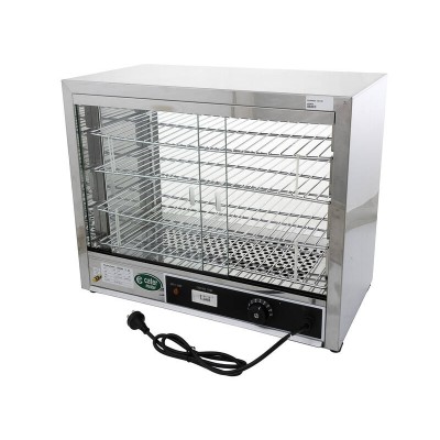 0.6m Commercial Pie Warmer 4 Shelf - 1.0kW Electric - Hot Food Display Cabinet