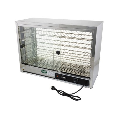 0.8m Commercial Pie Warmer 5 Shelf - 1.5kW Electric - Hot Food Display Cabinet
