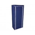 Portable Wardrobe Shelved Cupboard 172cm High - Blue