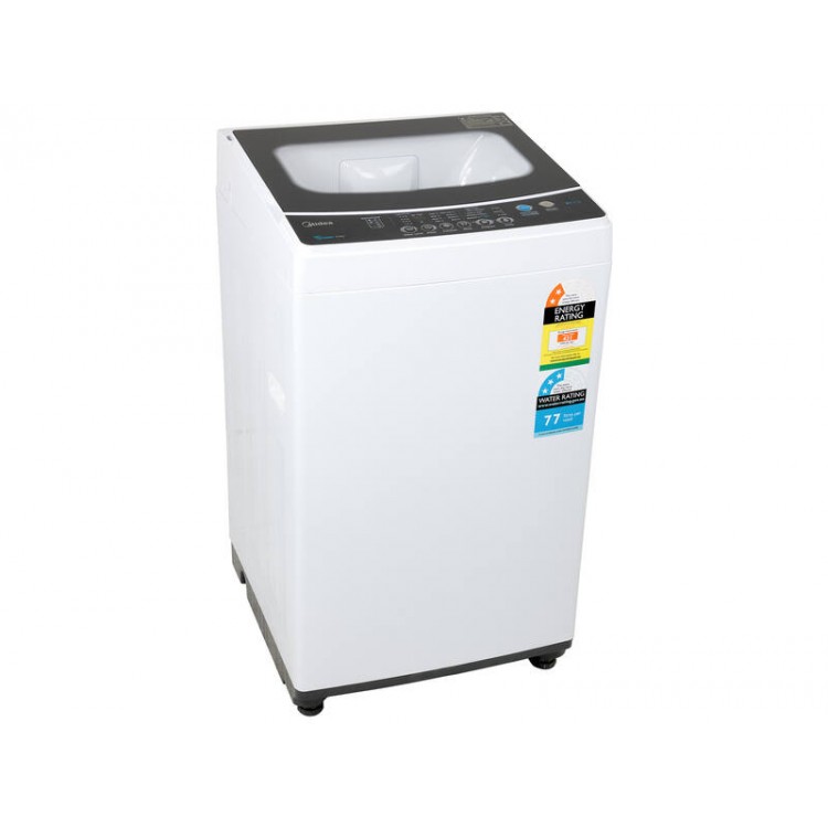 5.5kg Top Load Washing Machine - 8 Programs, White | MIDEA