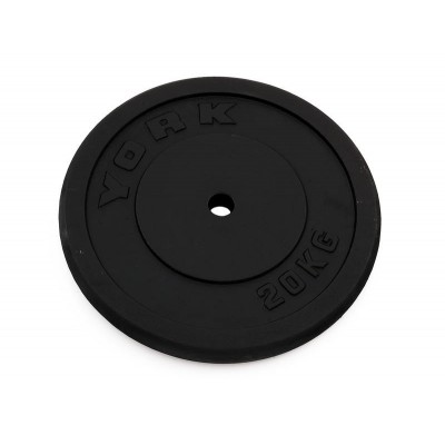 York Cast Iron Weight Lifting Plate 20kg - Single